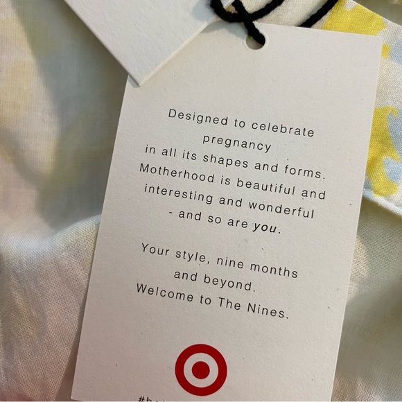 The Nines by Hatch Yellow Floral Maternity Top - Picture 6 of 8